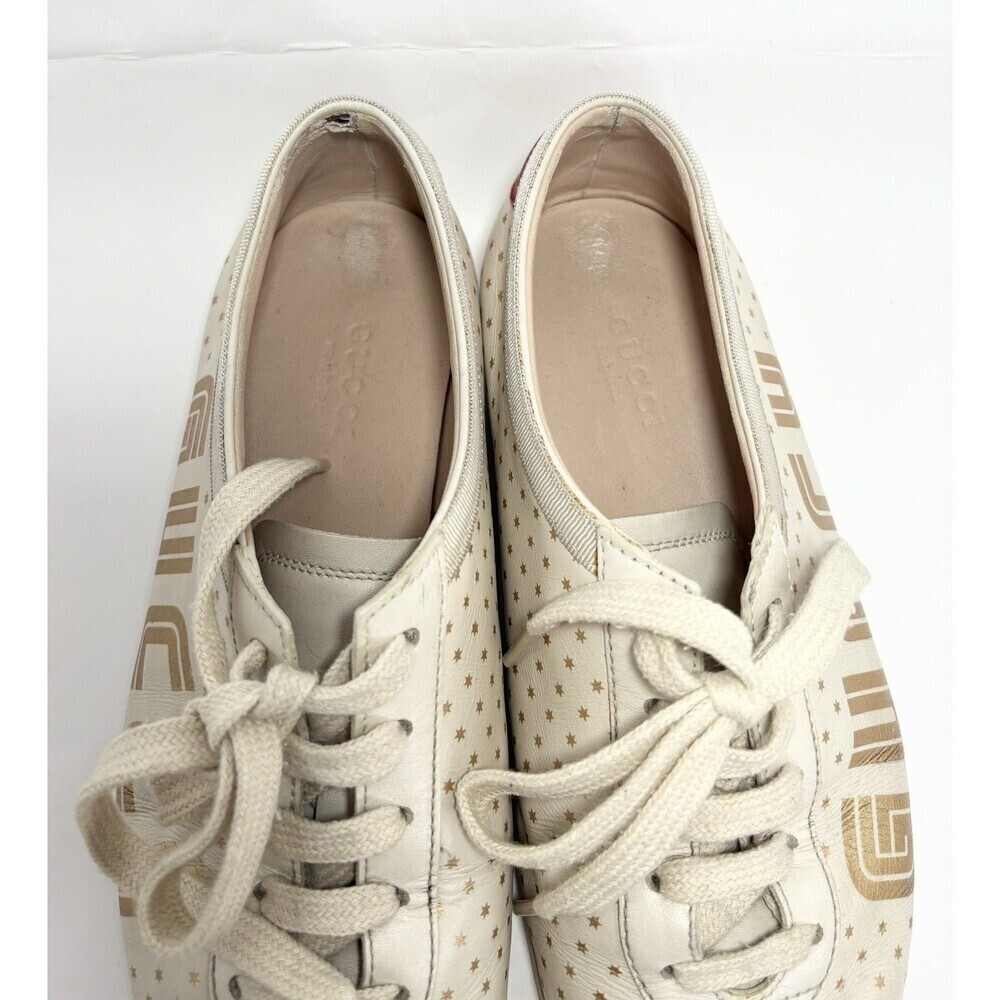 Gucci Cream and Red Sneakers - Picture 6 of 12